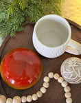 The red toadstool mug