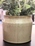 Vintage inspired ceramic pot