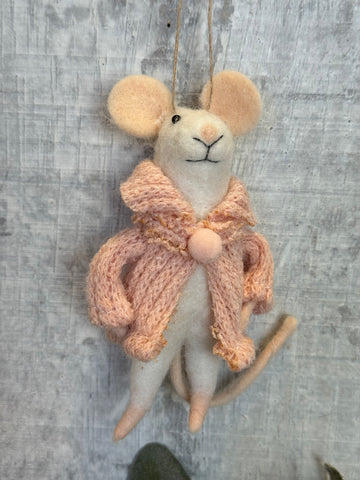 Pretty Penny mouse ornament