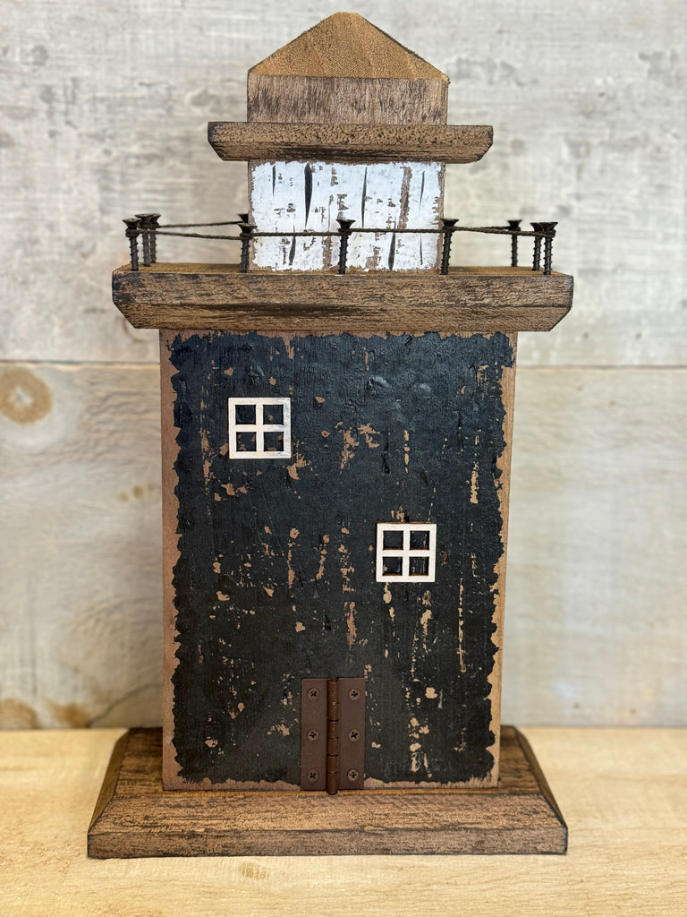 Large rustic lighthouse – La Belle Vie Home Decor