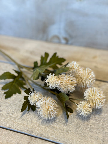 Pom Pom floral spray.