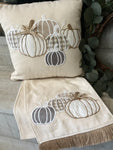 Knit Pumpkin pillow