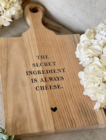 The secret ingredient is always cheese board