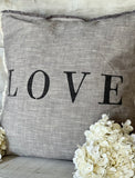 Oversized Love pillow