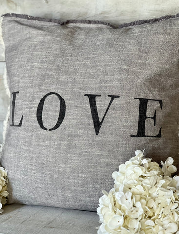 Oversized Love pillow