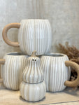 Pumpkin stoneware mug