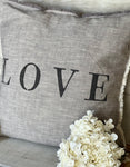 Oversized Love pillow