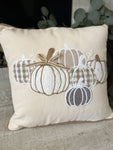 Knit Pumpkin pillow