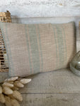 The beach house stripe pillow