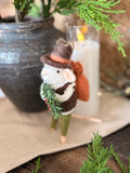 Evergreen Edgar the mouse ornament