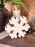White enamel snowflake