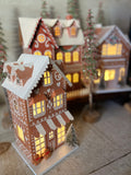 Light up gingerbread house