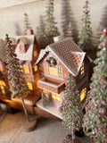 Light up gingerbread house
