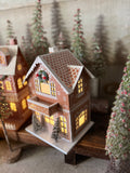 Light up gingerbread house