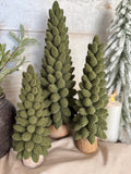 Velvet pinecone trees