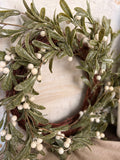 The white berry wreath