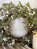 The white berry wreath