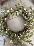 The white berry wreath