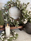 The white berry wreath