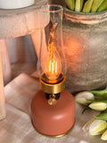 The lamplite indoor outdoor rechargeable lantern with gold accent