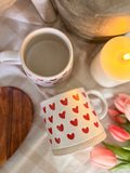 The red heart mug