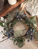 The blueberry wreath