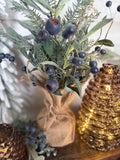 Blueberry burlap tree