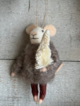 Alpine Alexander mouse ornament