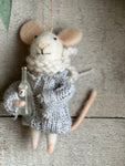 Happy hour Helen mouse ornament