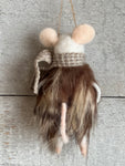 Baltic Bella mouse ornament