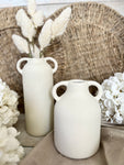 Ceramic textured vases