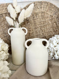Ceramic textured vases