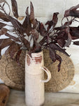 The red leaf faux floral