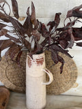 The red leaf faux floral