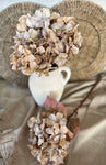 Faux dried hydrangea