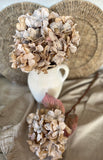 Faux dried hydrangea