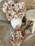 Faux dried hydrangea