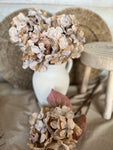 Faux dried hydrangea