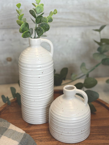 The textured speckle vase