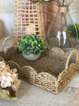 The scalloped seagrass tray