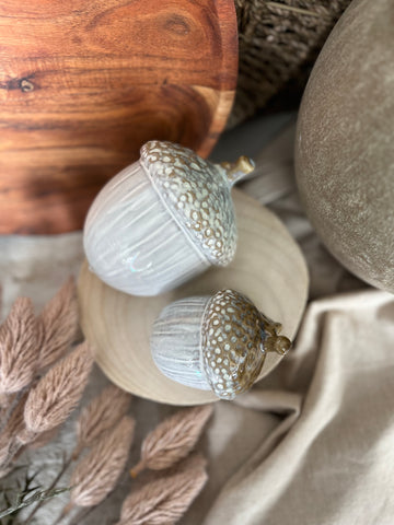 ceramic acorn