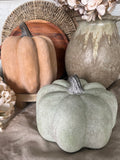 The terracotta pumpkin