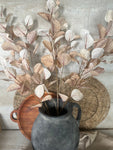 The faux dried eucalyptus