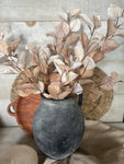 The faux dried eucalyptus