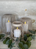 Indoor outdoor battery operated lantern