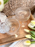 The ribbed coupe cocktail glass