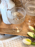 The ribbed coupe cocktail glass