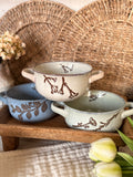 The oven safe stoneware bowl