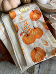 The pumpkin tea towel set