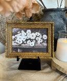 The vintage inspired floral frame